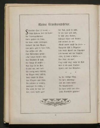 Kleine Krankenwärter