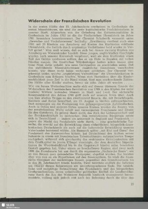Widerschein der Französischen Revolution