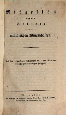 Neue militärische Zeitschrift. 1811/12,2, 1811/12, 2