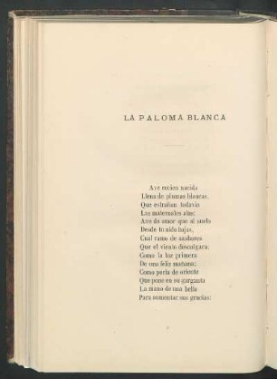La paloma blanca