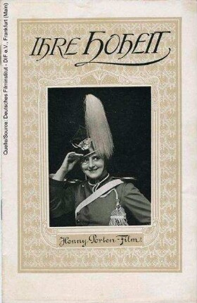 Filmprogramm von "Ihre Hoheit". Filmprogramm