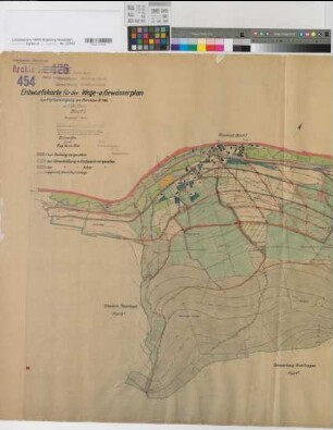 Kirchveischede (Lennestadt), Umlegung Benolpe, Wege- und Gewässerplan Bl.2