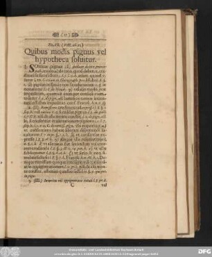 Tit. VI. (VIII. 26. 31.) Quibus modis pignus vel hypotheca solvitur.