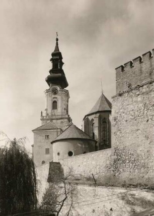 Nitra. Kathedrale. Ansicht von Osten