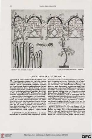 37: Der schaffende Mensch