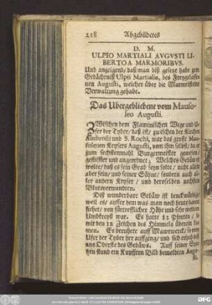 Das Ubergebliebene vom Mausoleo Augusti.