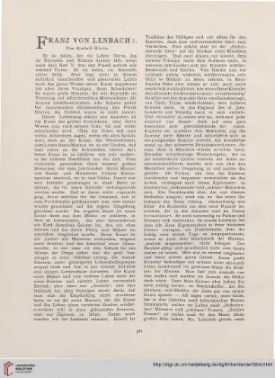 8: Franz von Lenbach†