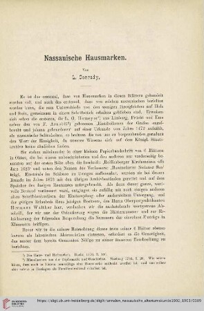 Naussauische Hausmarken