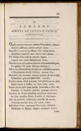 In Semleri Scripta Ad Criticam Sacram Spectantia