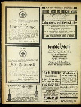 Nachruf! : [Johannes Grumpe]