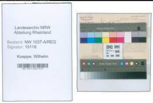Entnazifizierung Wilhelm Koeppe , geb. 00.00.0000 (Lokfuehrer)