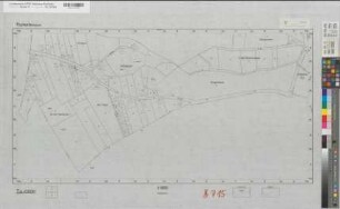 Billmerich (Unna), Umlegung Billmerich, Rahmenkarte I zu 0608 Flur 7