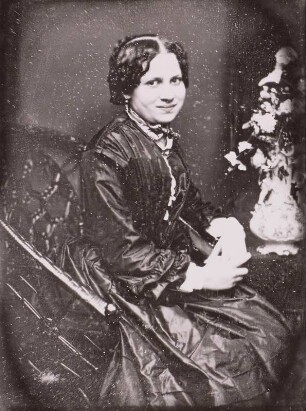 Damenbildnis : H. Krone, 1852