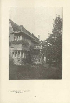 Landhaus Springer in Wannsee. Teilansicht