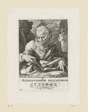 Heiliger Simon, Blatt 11 der Folge "Christus, die zwölf Apostel und der heilige Paul"