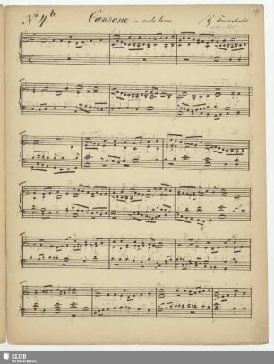 Frescobaldi, Girolamo: Canzone [FTCO F 9.14]