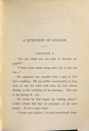 A question of colour, and other stories