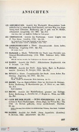 Ansichten (Nr. 438-529)