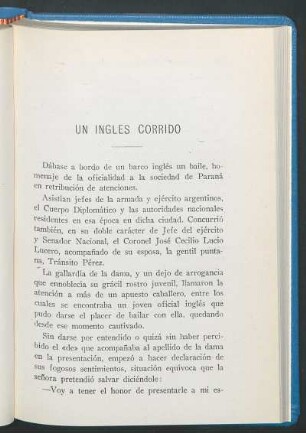Un inglés corrido