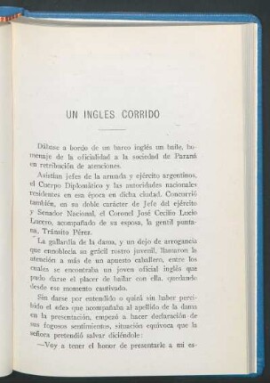 Un inglés corrido