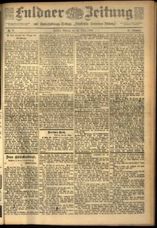 Ausgabe vom Montag, den 26. März 1900.