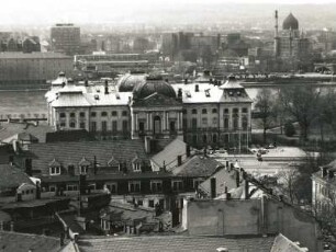 Dresden-Neustadt. Blick vom Turm der Dreikönigskirche nach Südwesten zum Japanischen Palais (1715/1727 ff. erweitert; Z. Longuelune, J. de Bodt, J. C. Knöffel) am Palaisplatz