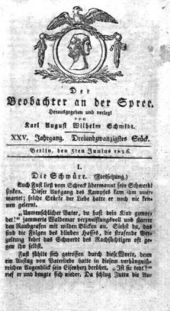 23. Stueck, 5. Juni 1826