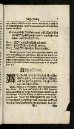 7-28, Abhandlung