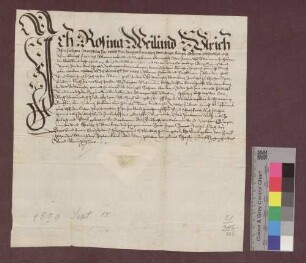 Rosina, Witwe des Ulrich Jos im langen Kirnbach, ist der Untervogtei Hornberg 15 Batzen Geld 1 Simri Roggen und ein Simri wohlgesäuberte Frucht Mühlenzins schuldig.