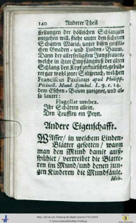 Andere Eigenschafft