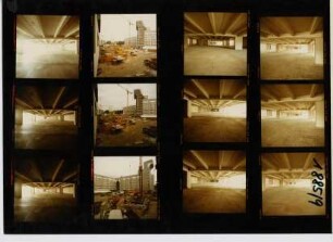 Platzbebauung Hauptbahnhof Düsseldorf Ostseite - Parkhaus, 1985
