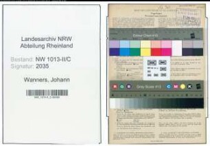 Entnazifizierung Johann Wanners , geb. 01.01.1902 (Schreinermeister)