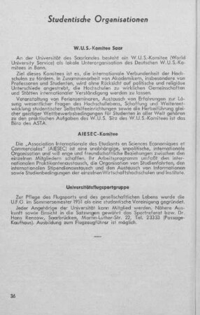 Studentische Organisationen