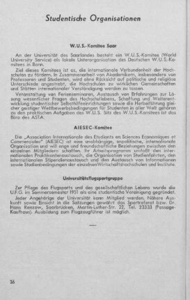 Studentische Organisationen