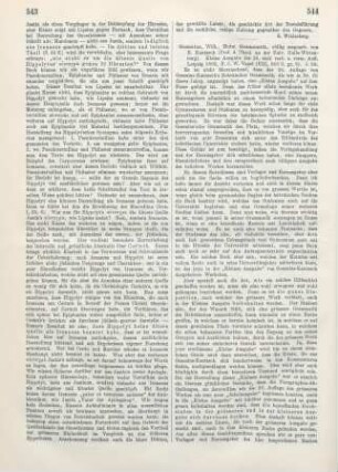 544-545 [Rezension] Gesenius, Wilhelm, Wilhelm Gesenius' Hebräische Grammatik