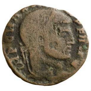 Münze, Follis, Winter 307 - 308 n. Chr.