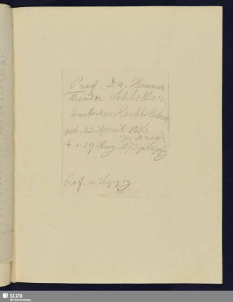 Nr. 93-97. Schletter, Hermann Theodor