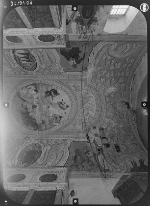 Gleina. Kirche (1696-1697). Decke