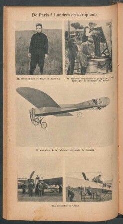De París á Londres en aeroplano - [Ilustración]