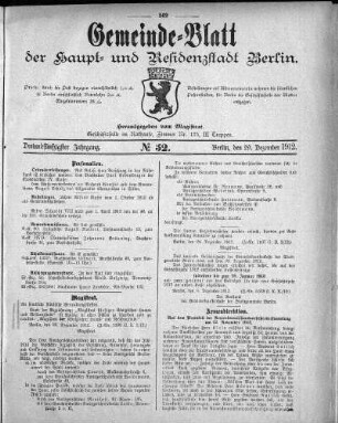 1912,52: No. 52, 29. Dezember 1912
