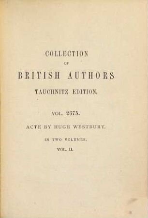 Acte : a novel ; in 2 vol., 2