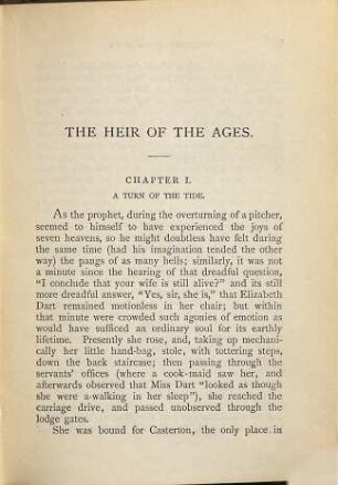 The heir of the ages : in two volumes, 2