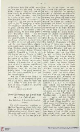 5: Ueber Ableitungen von Christlichem aus dem Heidenthum, [5]