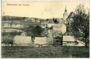 Bärenstein. Blick auf Bärenstein