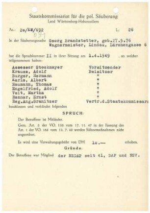 Brandstetter, Georg