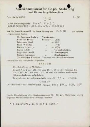 Moll, Josef