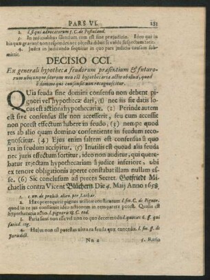 Decisio CCI. - CCC.