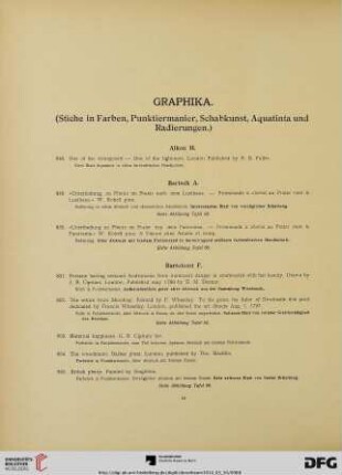 Graphika (Nr. 848-1022)