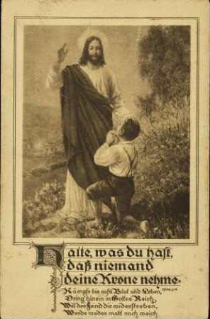 Halte, was du hast, daß niemand deine Krone nehme.