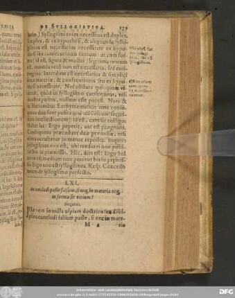 LXI. An concludi poßit falsum, si neq[ue] in materia neq[ue] in forma sit vitium? Negatur.